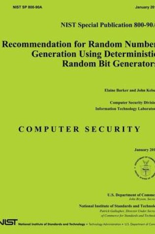 Cover of Recommendation for Random Number Generation Using Deterministic Random Bit Generators