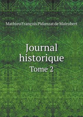 Book cover for Journal historique Tome 2