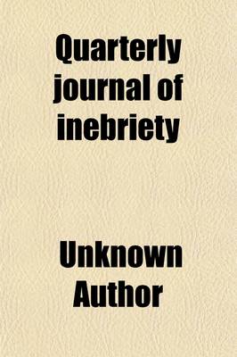 Book cover for Quarterly Journal of Inebriety (Volume 25)