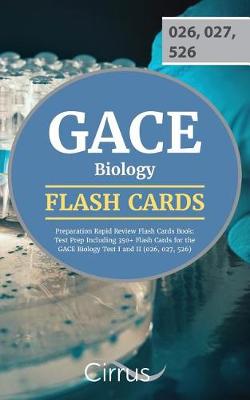 Book cover for GACE Biology Preparation Rapid Review Flash Cards Book