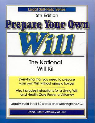 Book cover for Prepare Your Own Will Kit