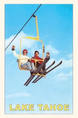 Book cover for The Vintage Journal Couple on Ski Lift, Lake Tahoe
