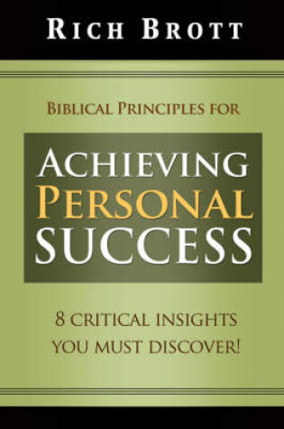 Cover of Biblical Principles for Achieving Personal Success
