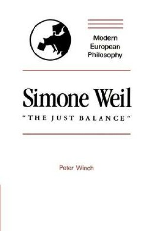 Cover of Simone Weil: "The Just Balance"