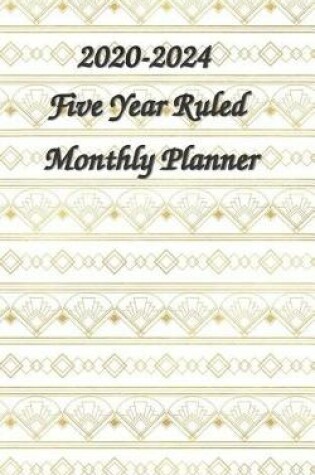 Cover of 2020-2024 Five Year Ruled Monthly Planner