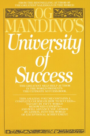 Cover of Og Mandino's University of Success