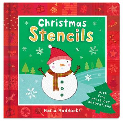 Book cover for Christmas Stencils