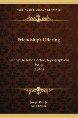 Cover of Friendship's Offering