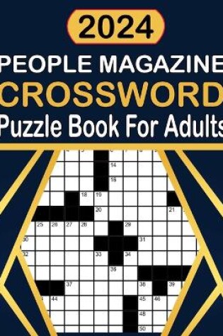 Cover of 2024 People Magazine Crossword Puzzles Book For Adults