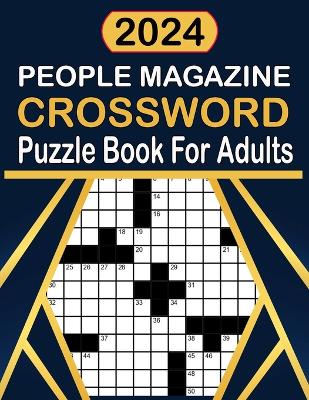 Book cover for 2024 People Magazine Crossword Puzzles Book For Adults