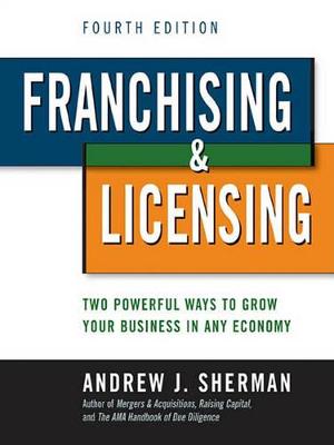 Book cover for Franchising and Licensing