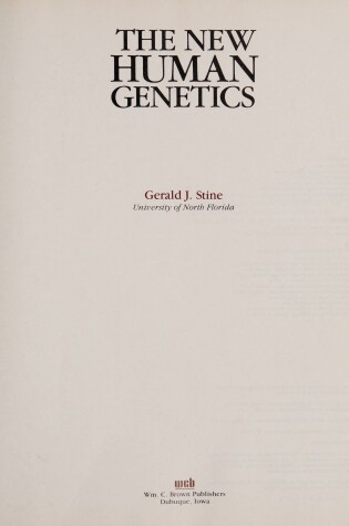 Cover of New Human Genetics