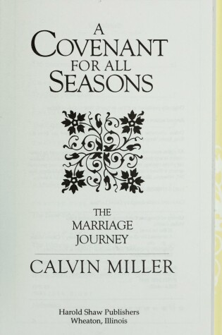 Cover of A Covenant for All Seasons: the Marriage Journey