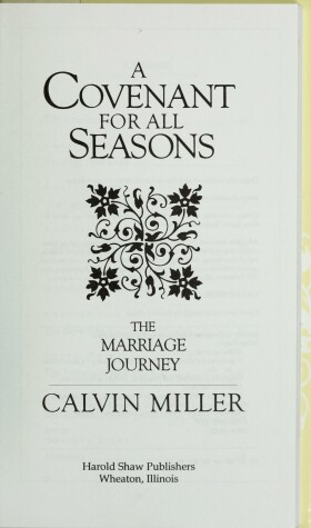 Book cover for A Covenant for All Seasons: the Marriage Journey