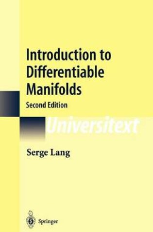 Cover of Introduction to Differentiable Manifolds