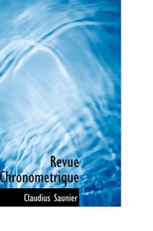 Cover of Revue Chronometrique