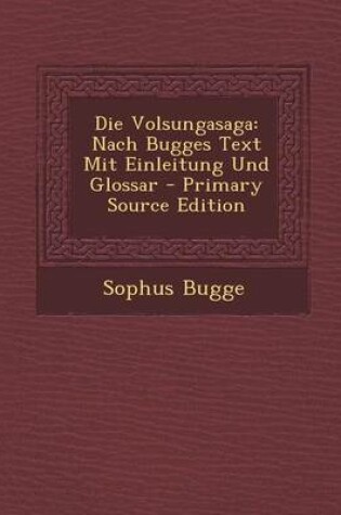 Cover of Die Volsungasaga