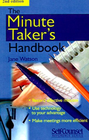 Cover of The Minute Taker's Handbook