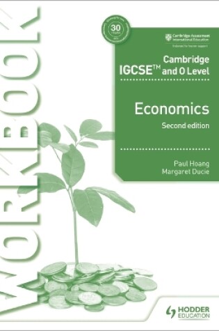 Cover of Cambridge IGCSE and O Level Economics Workbook 2nd edition