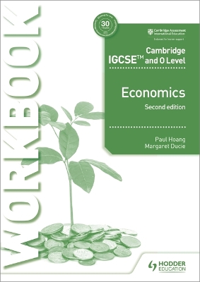 Book cover for Cambridge IGCSE and O Level Economics Workbook 2nd edition