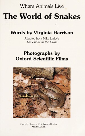 Cover of The World of Snakes