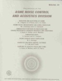 Cover of Proceedings of the ASME Noise Control and Acoustics Division