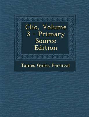 Book cover for Clio, Volume 3