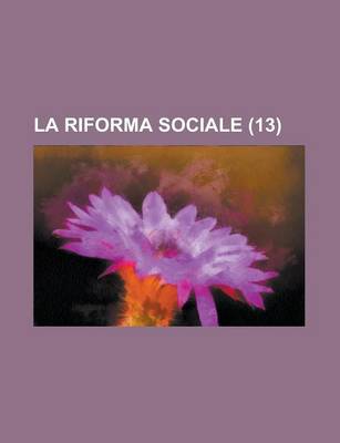 Book cover for La Riforma Sociale (13 )