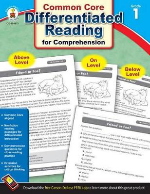 Cover of Common Core Differentiated Reading Comprehension, Grade 1