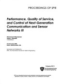 Cover of Performance, Quality of Service, and Control of Next-generation Communication and Sensor Networks III