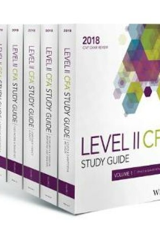 Cover of Wiley Study Guide for 2018 Level II CFA Exam
