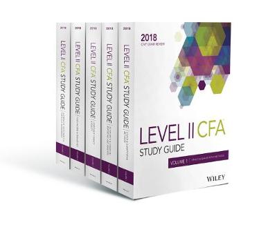 Cover of Wiley Study Guide for 2018 Level II CFA Exam