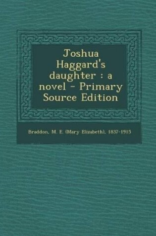 Cover of Joshua Haggard's Daughter