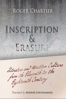 Cover of Inscription and Erasure