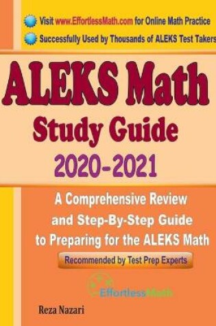 Cover of ALEKS Math Study Guide 2020 - 2021