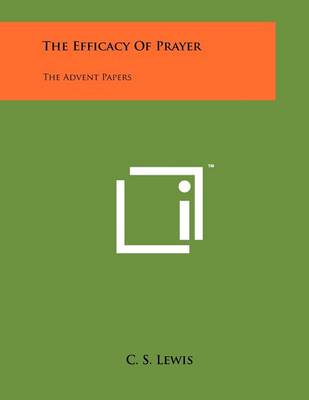 Book cover for The Efficacy Of Prayer