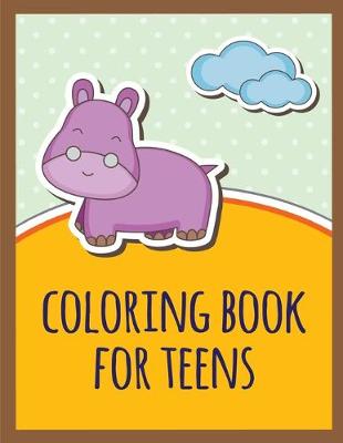 Cover of coloring book for teens