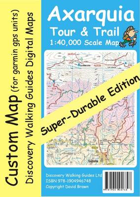 Book cover for Axarquia Tour & Trail Custom Map