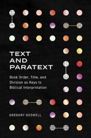 Cover of Text and Paratext