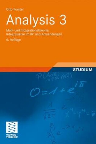 Cover of Analysis 3