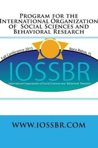 Cover of Program for the International Organization of Social Sciences and Behavioral Research