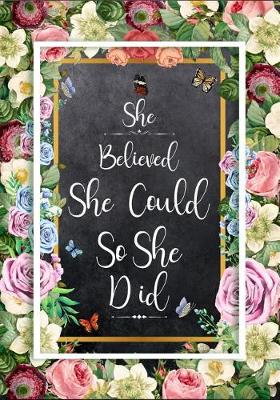 Book cover for She Believed She Could, So She Did