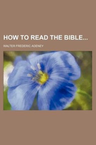 Cover of How to Read the Bible