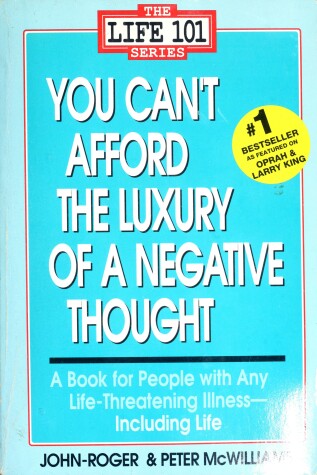 Book cover for You Can't Afford the Luxury of a Negative Thought