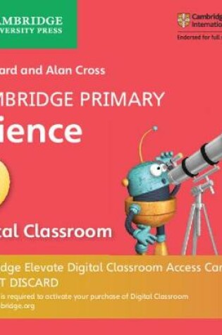 Cover of Cambridge Primary Science Stage 3 Cambridge Elevate Digital Classroom Access Card (1 Year)