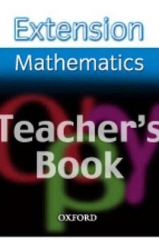 Cover of Extension Maths: Teacher's Book