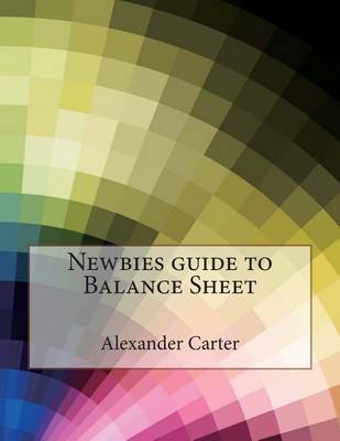 Book cover for Newbies Guide to Balance Sheet