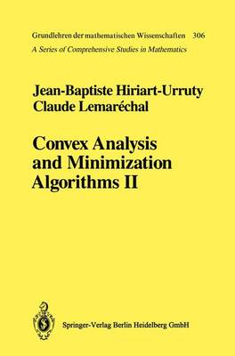 Cover of Convex Analysis and Minimization Algorithms II