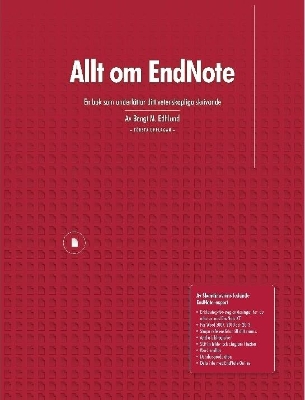 Book cover for Allt Om Endnote