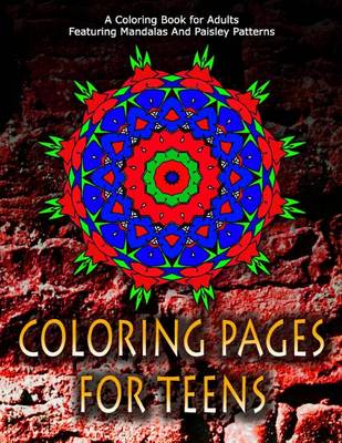 Book cover for COLORING PAGES FOR TEENS - Vol.5